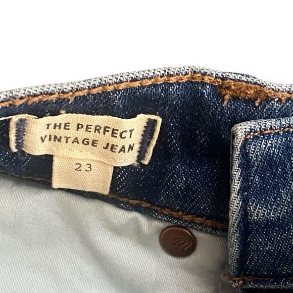 MADEWELL The Perfect Vintage Jean Women’s Size 23 Raw Hem - Picture 4 of 16